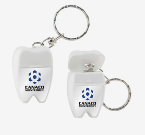 Llavero con Forma <span class=keywords><strong>de</strong></span> Diente con Logotipo Personalizado, Regalo Empresarial Corporativo, Artículo Promocional para el Cuidado <span class=keywords><strong>de</strong></span> la Higiene Bucal - Product Image 2