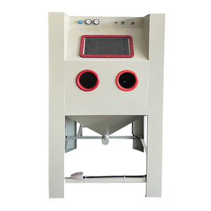 Petite cabine de sablage à sec pressurisée, contrôle précis, effet uniforme, nettoyage de surface et élimination de la rouille métallique, sablageuse - Product Image 1