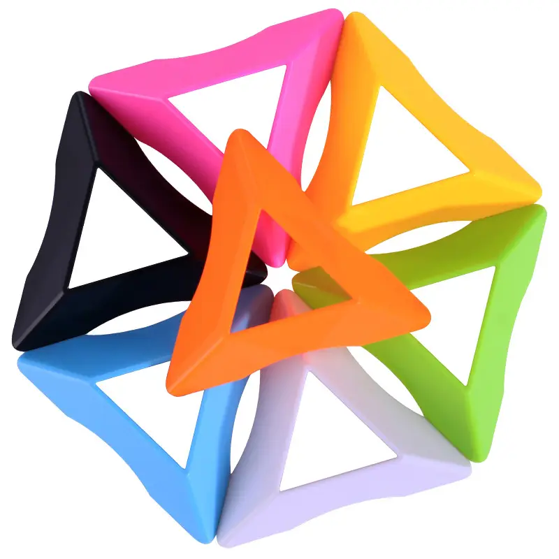 2023 bán buôn mới nhất tốt nhất bán giá rẻ Quà Tặng Cube chủ 8 màu sắc ma thuật Cube đồ chơi cơ sở Nhựa đứng