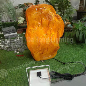 Lámpara Solar con Motivo de Piedra IP65, Iluminación Decorativa para Exteriores, para Parques Temáticos y Proyectos de Decoración de Calles Comerciales - Product Image 3