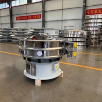 Hochwertige Lebensmittelgeeignete Edelstahl-Vibrationssiebmaschine mit Hocheffizienz-Vibrationssieb für Salz, Zucker und Pulver