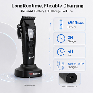 Ipro S1101 DLC เบลด7000-8000รอบต่อนาทีโร<span class=keywords><strong>เต</strong></span>อร์ภายนอกแบบไร้แปรงหวีผม<span class=keywords><strong>แบ</strong></span>บมืออาชีพที่ปรับความยาวได้<span class=keywords><strong>แบ</strong></span><span class=keywords><strong>ต</strong></span><span class=keywords><strong>เต</strong></span>อรี่4500mAh - Product Image 3