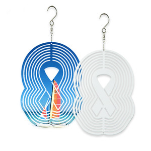 Wholesale Wind Spinner Sublimation Blank 8 Inch 10 Inch Wind Spinner Blanks Sun <b>for</b> Yard Decor Sublimation Wind Spinner - Product Image 5