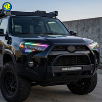 YU GUANG Phare LED DRL de haute qualité pour Toyota 4Runner 2014-2024 12V RGB Phare avant Accessoires 4Runner 5e génération