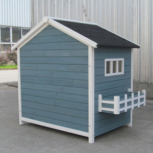 Grosir pola besar padat rumah anjing kayu kandang anjing luar ruangan penjualan murah - Product Image 6