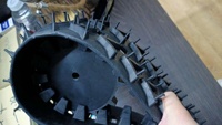 Châssis de robot à chenilles en caoutchouc Tr500s, châssis tout-terrain, chenilles en caoutchouc assemblées, charge 50 kg 100 kg