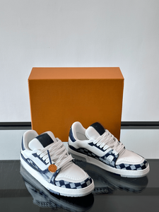 Chaussures de sport et de loisirs tendance pour hommes, nouvelle collection, confortables et respirantes, motif damier, style rétro, avec empiècements Danning - Product Image 4