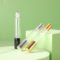 Flacon pulvérisateur en verre à double embout de 10 ml, un rouleau et un vaporisateur, flacon vide personnalisé pour parfum, huile essentielle, aromathérapie