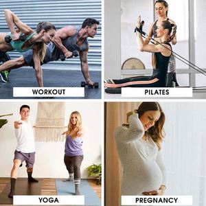 Chaussettes de yoga antidérapantes à tube long, chaussettes antidérapantes personnalisées pour adultes, idéales pour la maison, le yoga en intérieur, l'hôpital - Product Image 4