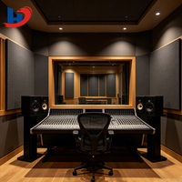 Panel Acústico Profesional HENGJIU de PET de 20 mm, NRC 0.90, para Estudio de Grabación, Sala de Control y Tratamiento de Trampas de Graves para Cine en Casa