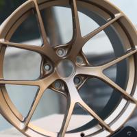 Jantes de voiture TITAN 5x112 concaves 18 19 20 21 22 23 24 pouces, jantes en aluminium bronze pour Mercedes Benz SLK55 E550 E350 G-Wagon