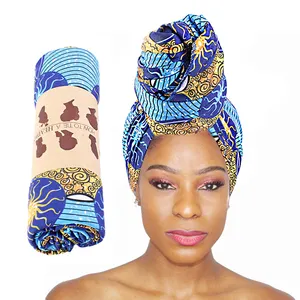5 Pièces Turban Africain Pour Femme Bonnet Pré-Noué Bonnet Chimio