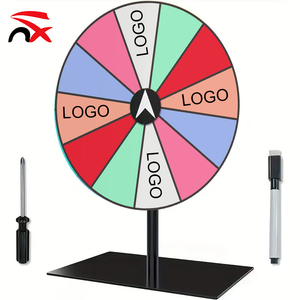 Il logo personalizzato più venduto del giradischi <span class=keywords><strong>Vintage</strong></span> regolabile del gioco del partito gira la ruota del premio fortunato - Product Image 2