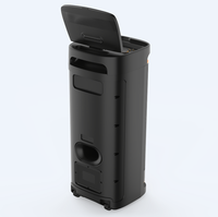 Nouveau Haut-parleur Karaoké Vidéo Tout-en-un Puissant 2026 avec Double Woofer de 10 Pouces, 100W, Bluetooth, USB et Écran Tactile