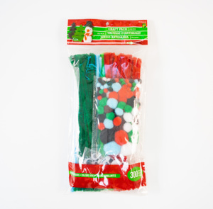 Set di Pompon e Occhietti Mobili Multicolore per Attività Creative Familiari - Kit per il Legame Genitore-Figlio - Product Image 1