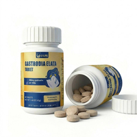 Complément de sommeil Gastrodia Elata en comprimés pour le soulagement du stress, des cycles de sommeil sains, un meilleur repos, aide nocturne et thérapie apaisante pour l'esprit