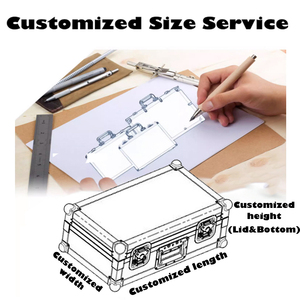 Trung Quốc Nhà máy nóng bán tùy chỉnh nhôm kim loại mang theo trường hợp công cụ với bọt bên trong - Product Image 5