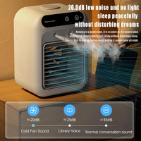 Ventilateur Climatiseur Portable Haute Qualité, Mini Rafraîchisseur d'Air USB Rechargeable