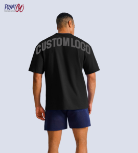 Áo thun thể thao nam chất lượng cao, cotton, may đo, kiểu dáng rộng, size lớn, in kỹ thuật số, chất liệu dệt kim thể thao - Product Image 1