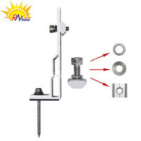 Support de panneau solaire pour toit en céramique, poutre en bois, 220V, aluminium 6005-T5, pour toit métallique, vente en gros