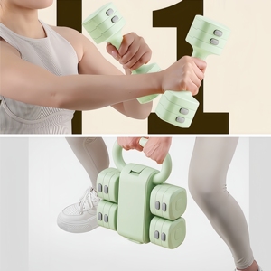 Ensemble d'haltères et de kettlebells CZFIT portables, détachables et réglables, antidérapants, équipement d'exercice complet pour les débutants et les passionnés de fitness - Product Image 6
