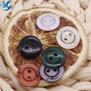 Nút nhựa 4 lỗ có thể tùy chỉnh cao cấp có thể giặt được vật liệu tự nhiên đánh bóng cho túi quần áo giày trực tiếp từ nhà máy - Product Image 4