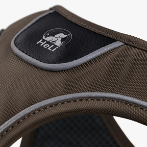 Custom Logo Dog <span class=keywords><strong>Harness</strong></span> Set Moda Mesh <span class=keywords><strong>Harness</strong></span> Reflexivo Neoprene Colete Acolchoado Durável Nylon Sem Ajuste de Puxar para Animais De Estimação - Product Image 3