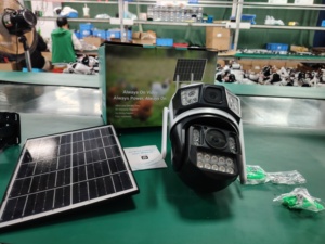 4G An Ninh Máy Ảnh Không Dây Ngoài Trời Aov Ống Kính Kép Máy Ảnh Với Năng Lượng Mặt Trời Bảng Điều Khiển Và Pin Powered 24 Giờ Ghi Âm Năng Lượng Mặt Trời Máy Ảnh - Product Image 3