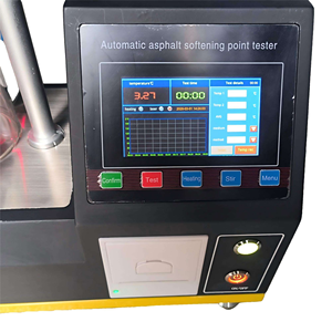 Testeur numérique automatique de point de ramollissement de l'asphalte pour l'analyse des propriétés du bitume routier - Product Image 2