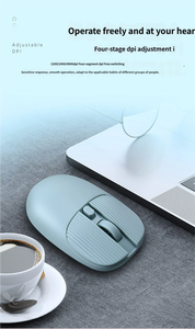 Cute 4 Buttons Ergonomic Design Lightweight 2.4G Wireless Optical Mini <b>Mouse</b> Fot Laptop <b>Computer</b> - Product Image 5
