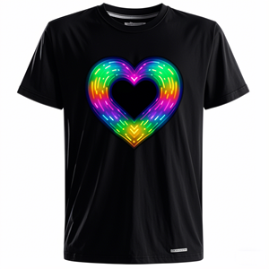 Điều khiển bằng giọng nói LED Light Up T-shirt-âm thanh kích hoạt Glow Shirts cho bữa tiệc Giáng sinh, EDM Carnival Nguồn cung cấp với tùy chỉnh - Product Image 5