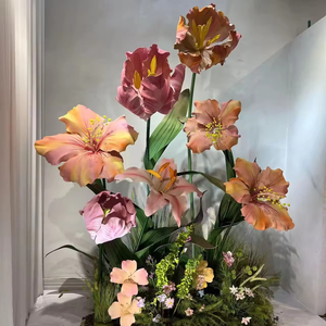 Flores Gigantes de Alta Calidad para Decoración de Bodas, Tulipanes, Amapolas, Íris, Flores Gigantes de Eva para Decoración del Hogar - Product Image 1