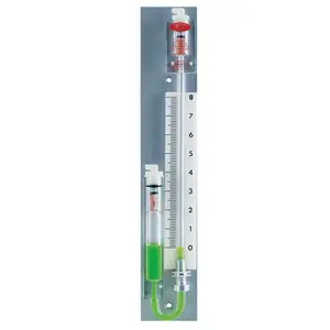 1221-12-W/M U-tube manometer,range 6-0-6 w.c.,7.9 oz (225.5 g) mercury required to fill.