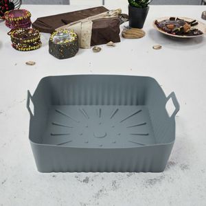 Tapis de cuisson en silicone de qualité alimentaire grande capacité pour friteuse à air, isolation thermique, facile à nettoyer, moule à gâteau pour la pâtisserie - Product Image 5