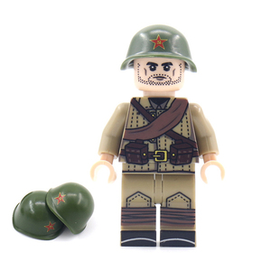 Figura de Soldado Militar en Miniatura de la Segunda Guerra Mundial, <span class=keywords><strong>Arma</strong></span> del Ejército MP40, Modelo de <span class=keywords><strong>Arma</strong></span> de Dos Colores, Bloques de Construcción de Juguetes - Product Image 5