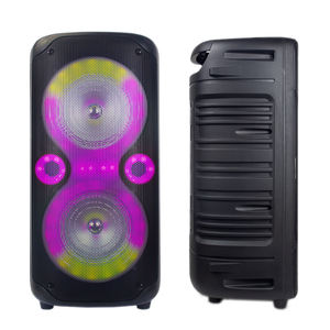 Enceinte portable double 6,5 pouces, nouvelle arrivée, 8 mots, lumière LED, home cinéma, karaoké, DJ, fête, enceinte Bluetooth, Partybox - Product Image 4