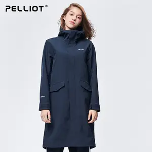 OEM ODM Desain Klasik Jaket Wanita Panjang Modis Softshell Hangat