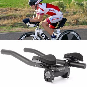 Manillar de Aleación de Aluminio Antuke Aero, Tipo Dividido, para Bicicletas de Carretera, Color Negro - Product Image 3