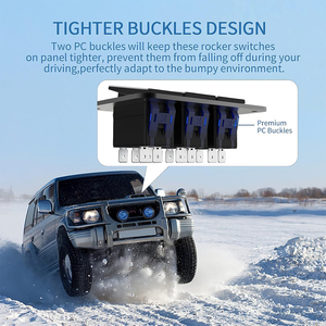 Nhiệm vụ nặng nề IP65 Marine bảng chuyển đổi điện 2.4A USB 12V/24V LED chỉ số cho tàu ngầm thuyền du thuyền Caravan thuyền đánh cá - Product Image 4