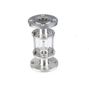 Tubo de mirilla de acero inoxidable con brida HGS07-126 Grado 304 Ventana de observación para tuberías Conexión roscada - Product Image 2