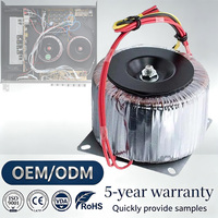 OEM basse fréquence 300VA 100VA puissance double sortie monter et descendre 110v à 220v isolation transformateur toroïdal