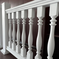 Balustre décoratif de sécurité en polyuréthane de haute qualité pour balustrades et poteaux de porche, design moderne et élégant, vente en gros PRC