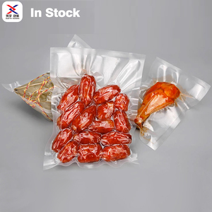 Rollo de Bolsas de Vacío Transparentes con Relieve, Bolsas de Embalaje de Alimentos de Nailon Laminado de Grado Alimenticio para Pollo Asado, Pepino y Aguacate - Product Image 1