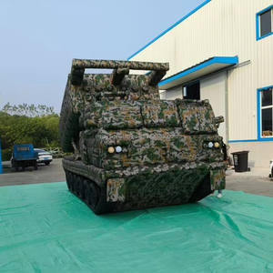 Tanque de Inmersión Inflable para Publicidad, Diseño de Tanque de Gasolina Sherman Flotante - Product Image 2