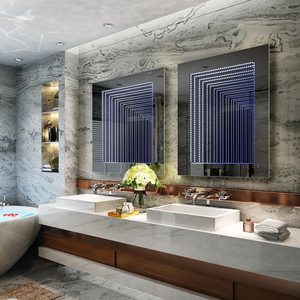 Usine En Gros Personnalisé 3D Cool Illuminé Infinity Miroirs Moderne Mural Tunnel <span class=keywords><strong>Magic</strong></span> Club Décor pour Hôtel - Product Image 4