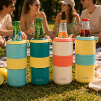 Bouteille isotherme YATAI classique à double paroi en acier inoxydable pour canettes de cola, bière et eau, avec poignée, idéale pour le camping