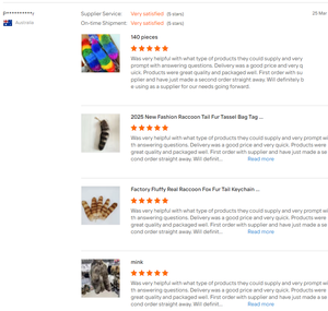 Vente en gros d'usine : Porte-clés queue de renard en peluche, naturelle, douce, moelleuse et véritable, de haute qualité, couleurs teintées, grande et longue, design attrayant - Product Image 3