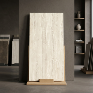 Travertino Classic 600x1200mm, Baldosas de Porcelana Brillante para Piso, Inspiradas en Mármol, para Interiores Modernos - Product Image 3