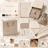 Kit d'identité de marque, logo, emballage, manuel VI, image principale AMZ, A+, site web, réseaux sociaux, vidéo pour bijoux, produits de beauté, suppléments, OEM