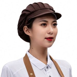 Casquettes de chef ajustables et élastiques pour l'industrie alimentaire, motif personnalisé, pour boulangerie, atelier, salle blanche, cuisine - Product Image 1